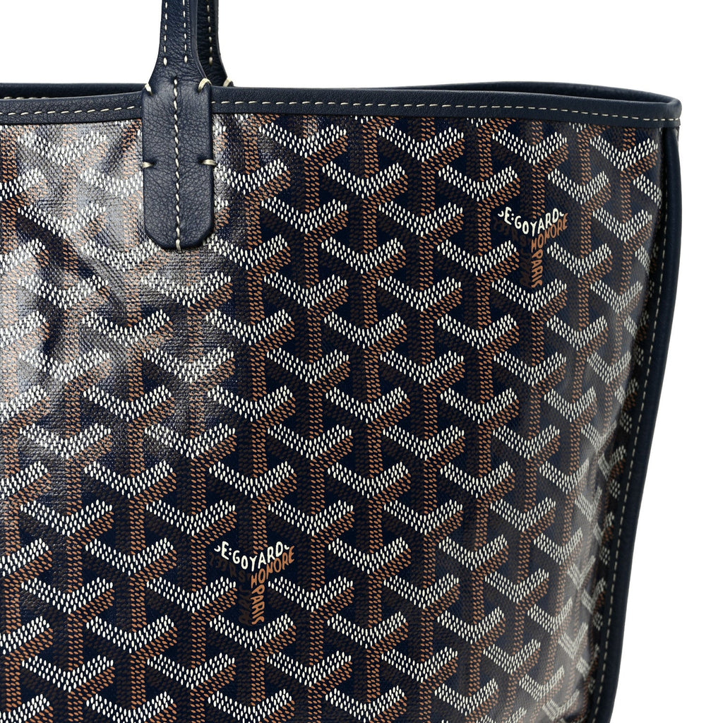 Goyardine Reversible Anjou PM Navy