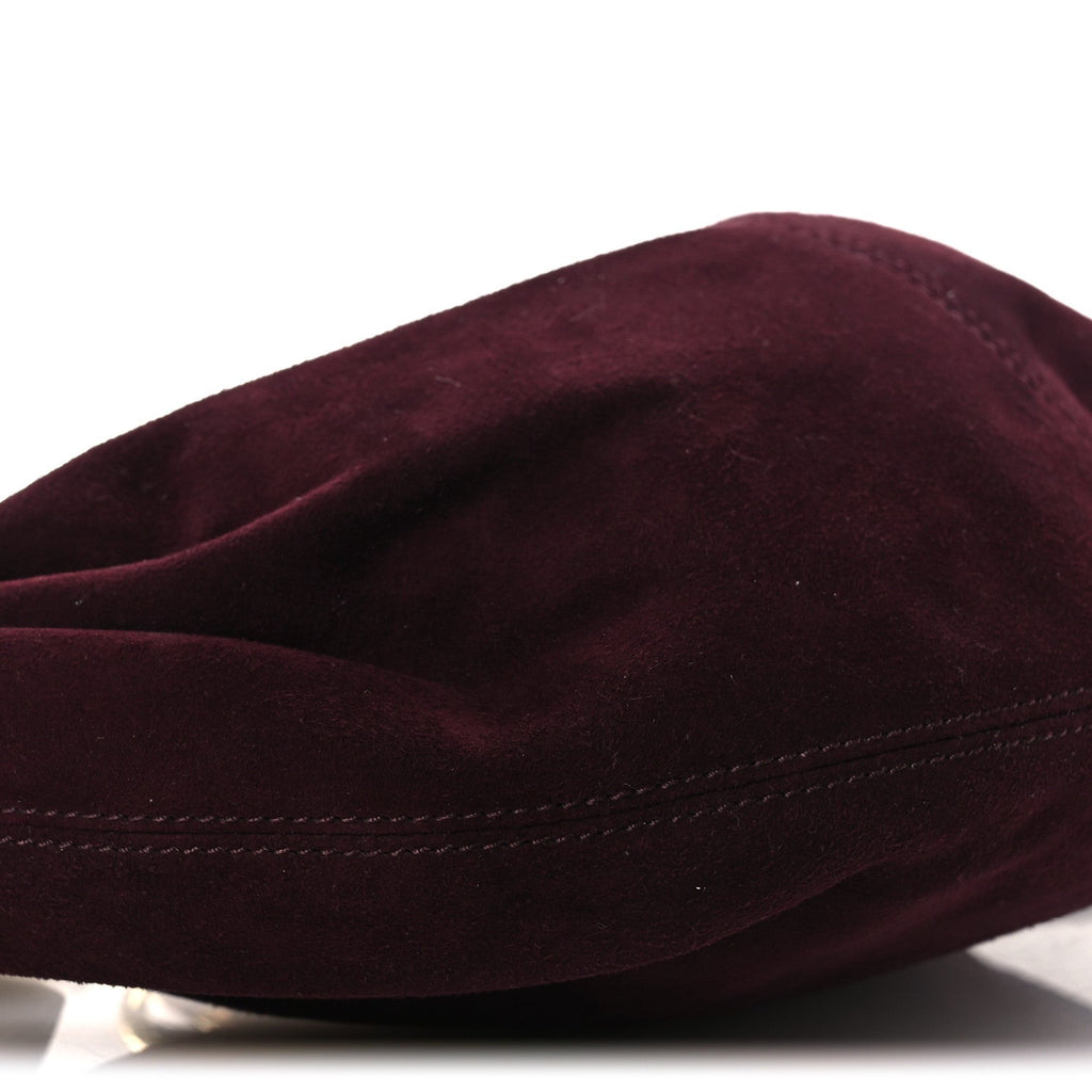 Suede Mini Bracelet Hobo Bag Deep Violine