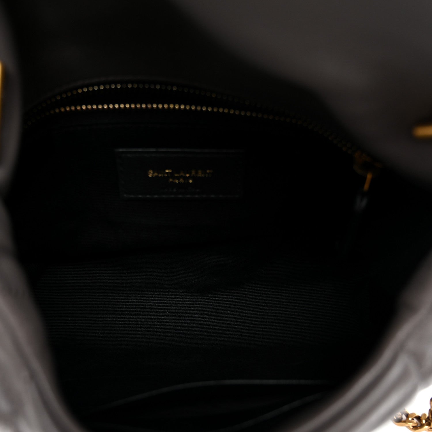 Lambskin Quilted Toy Loulou Puffer Monogram Chain Satchel Storm