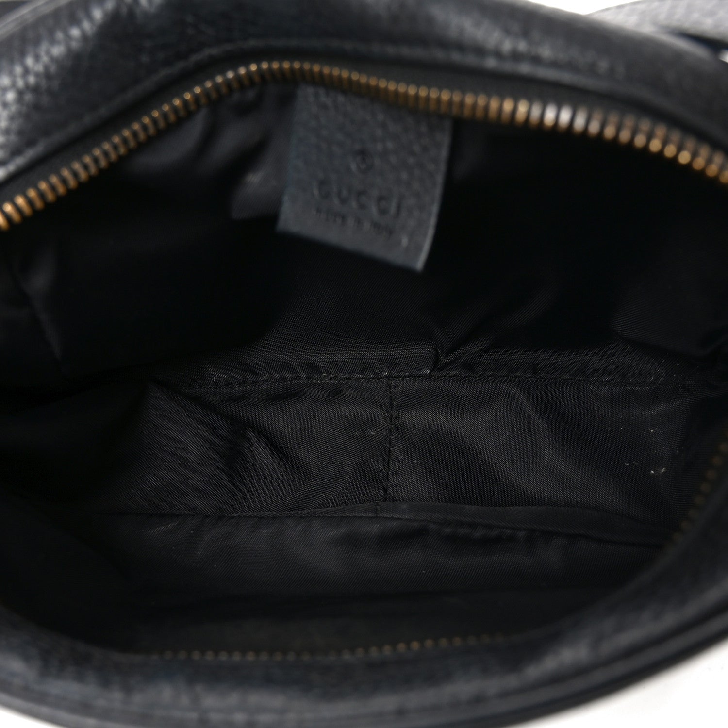 Pebbled Calfskin Mini Soho Disco Bag Black