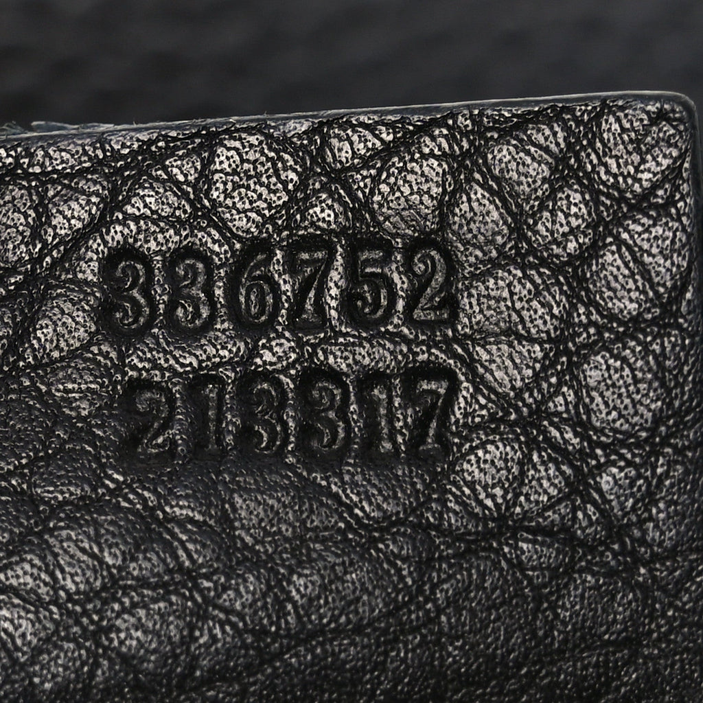 Pebbled Calfskin Medium Soho Flap Crossbody Black