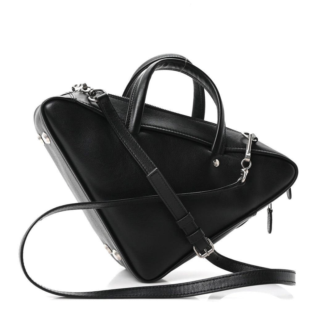 Calfskin S Triangle Duffle Black
