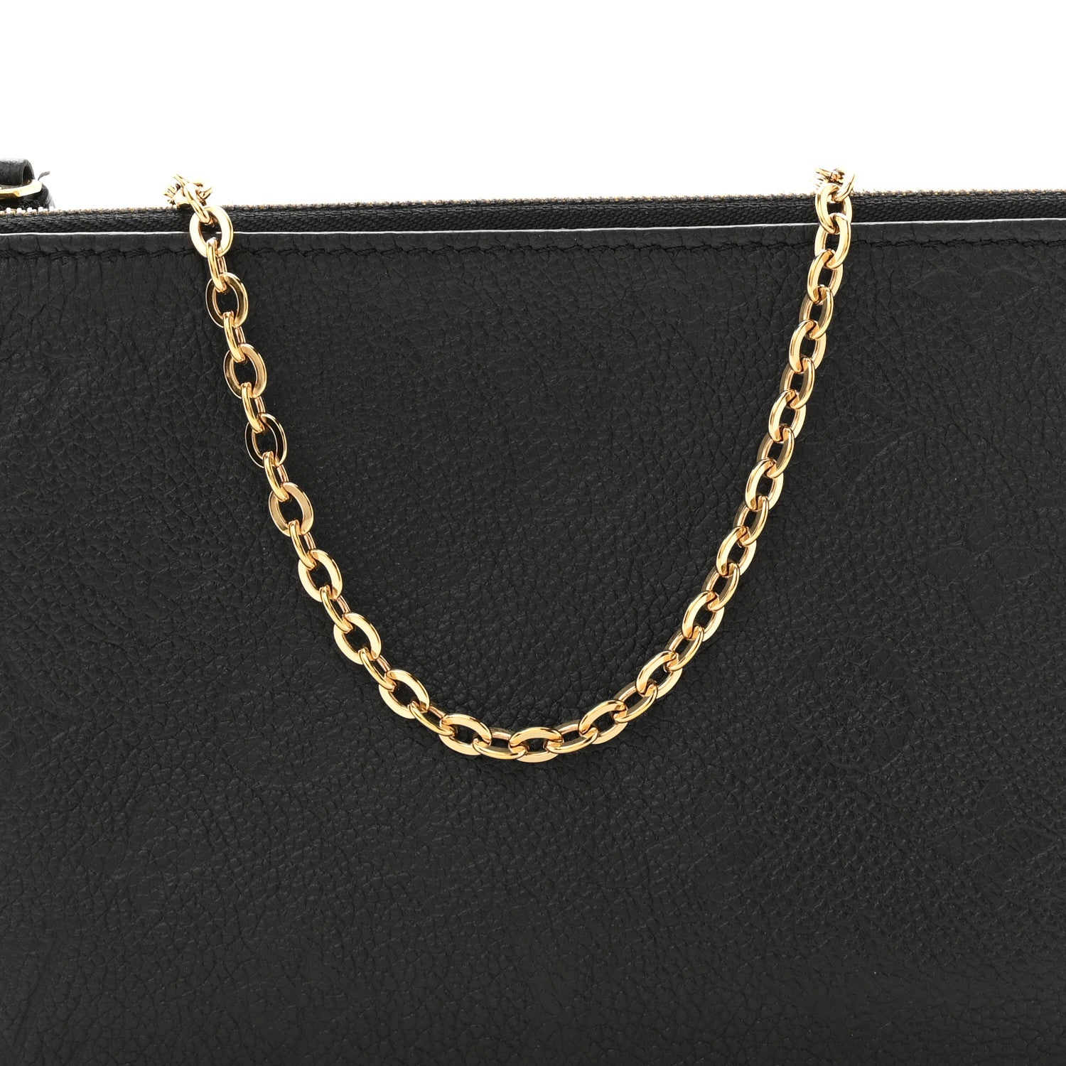 Empreinte Double Zip Pochette Black