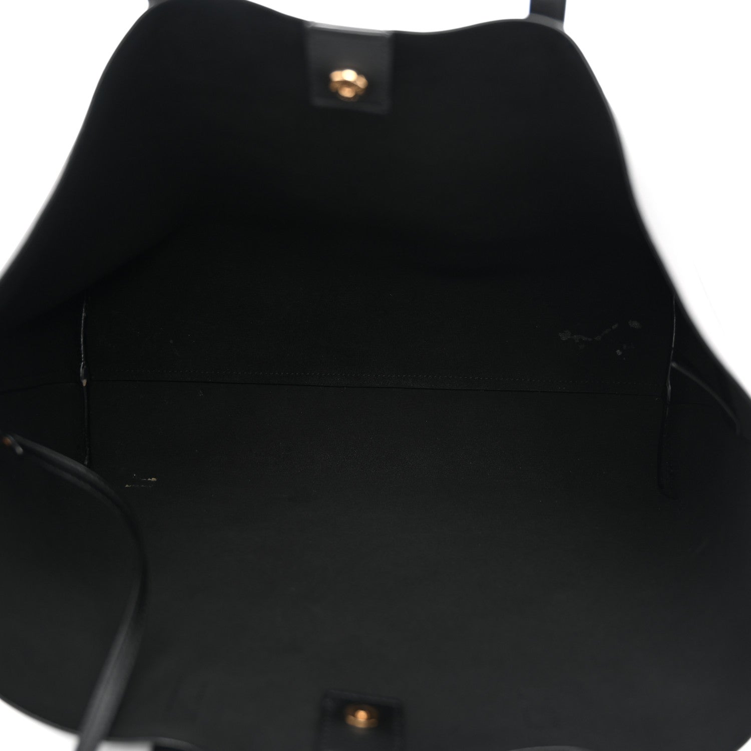 Calfskin Large Shopping Tote Black