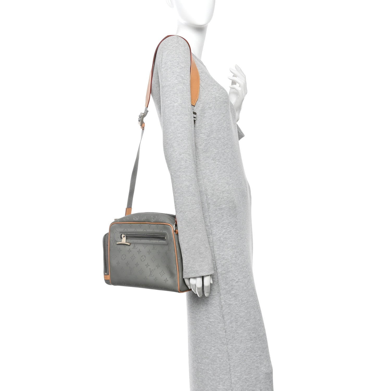Monogram Titanium Camera Bag