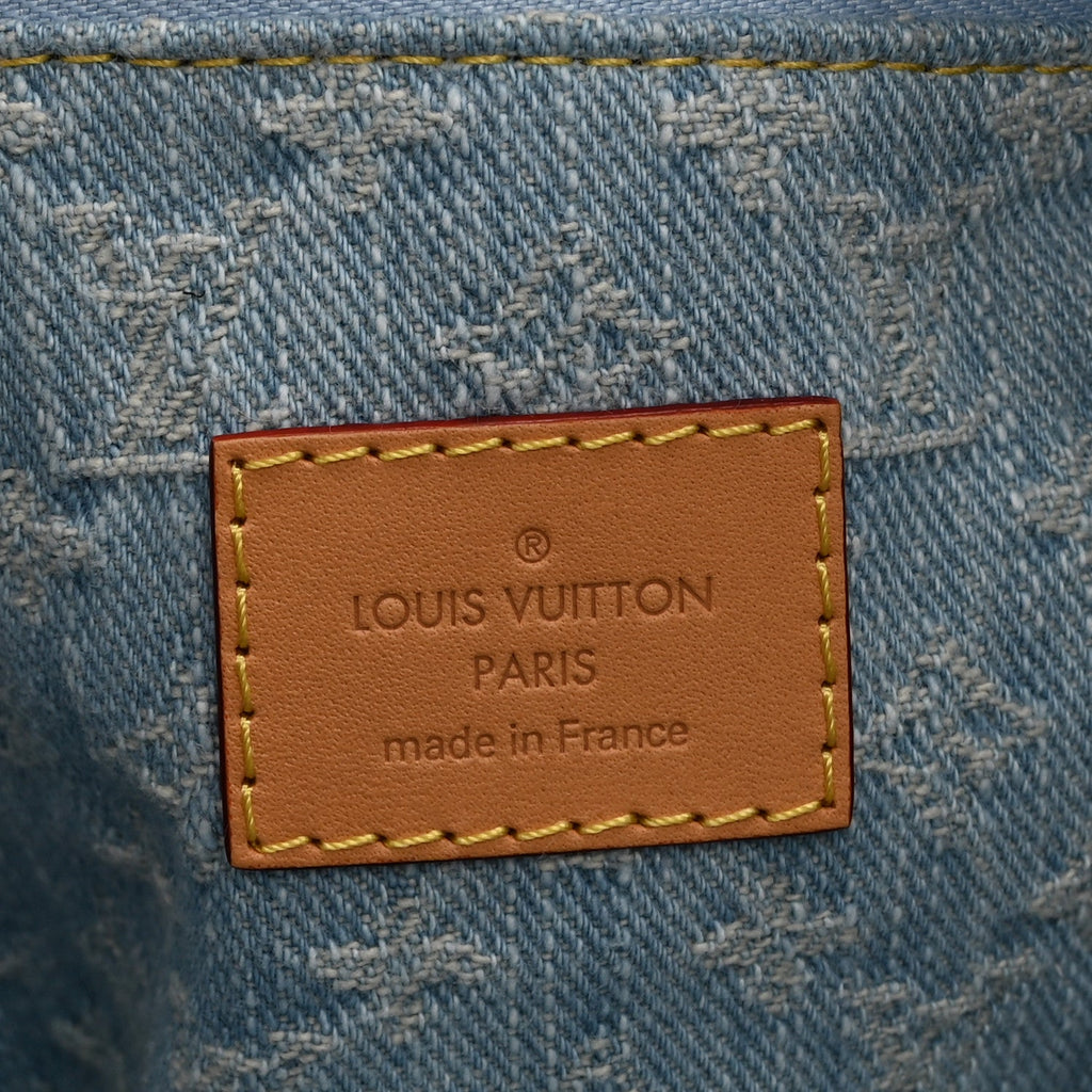 Monogram Washed Denim Let Go PM Sky Blue