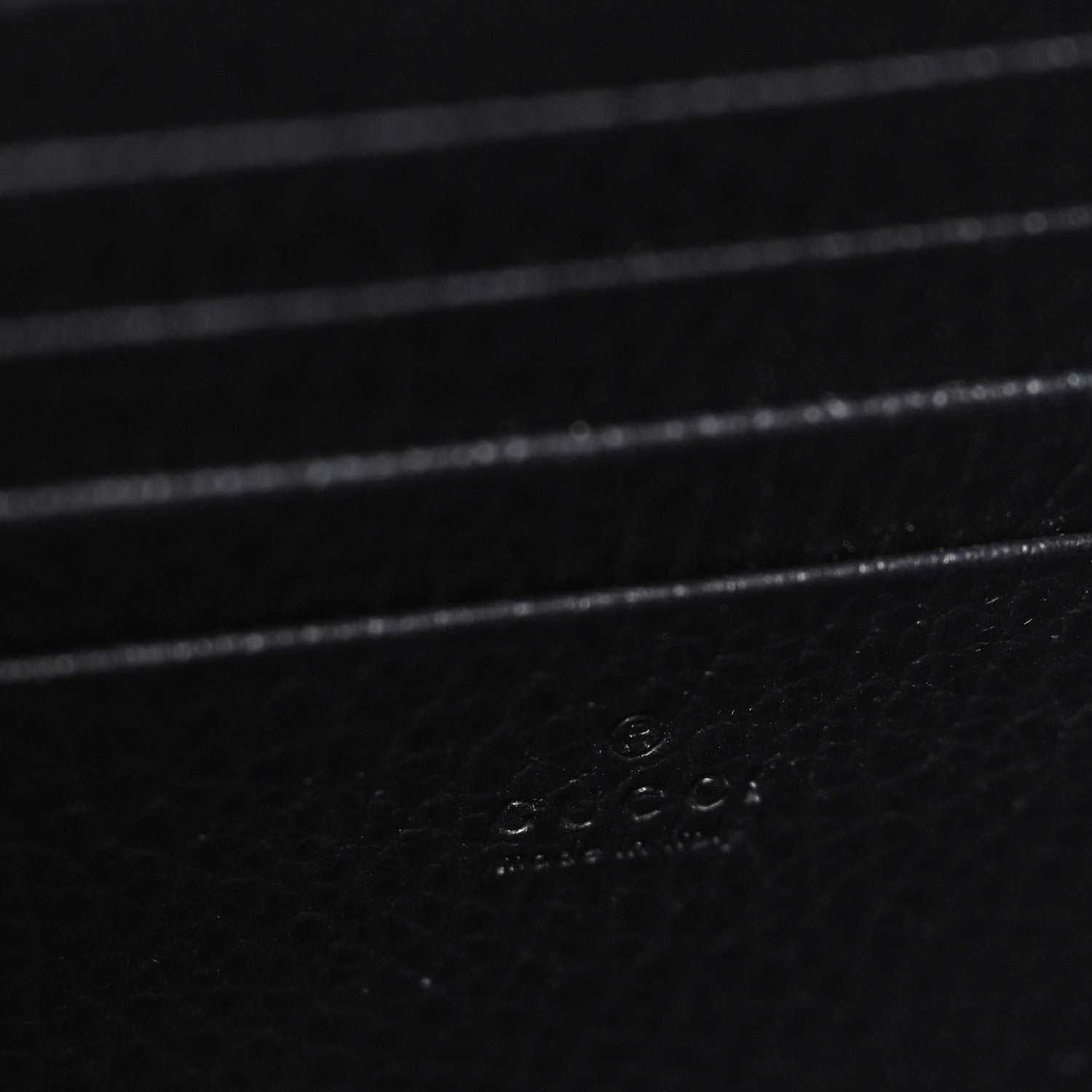 Calfskin Mini Dionysus Chain Wallet Black