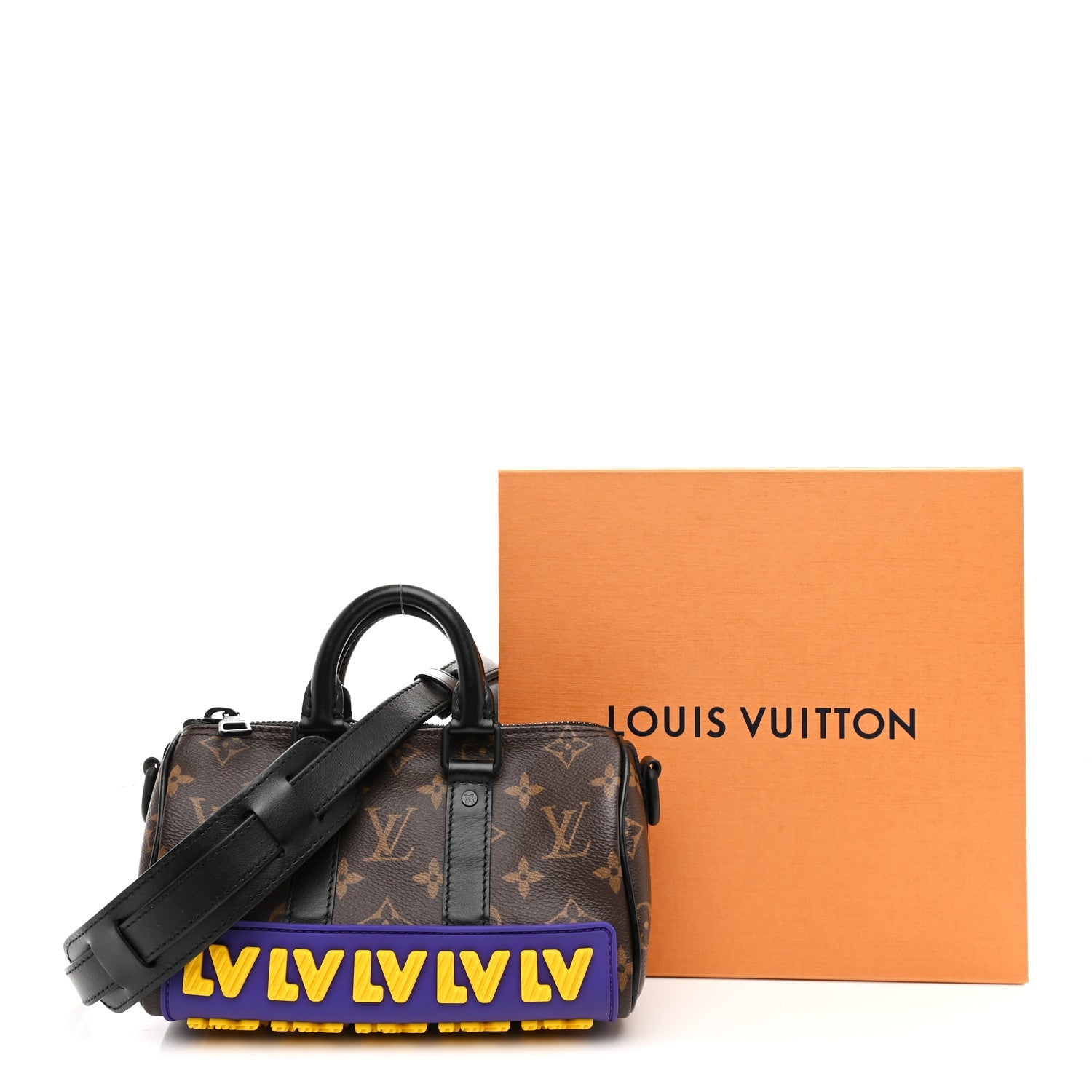 Monogram LV Rubber Keepall XS Multicolor