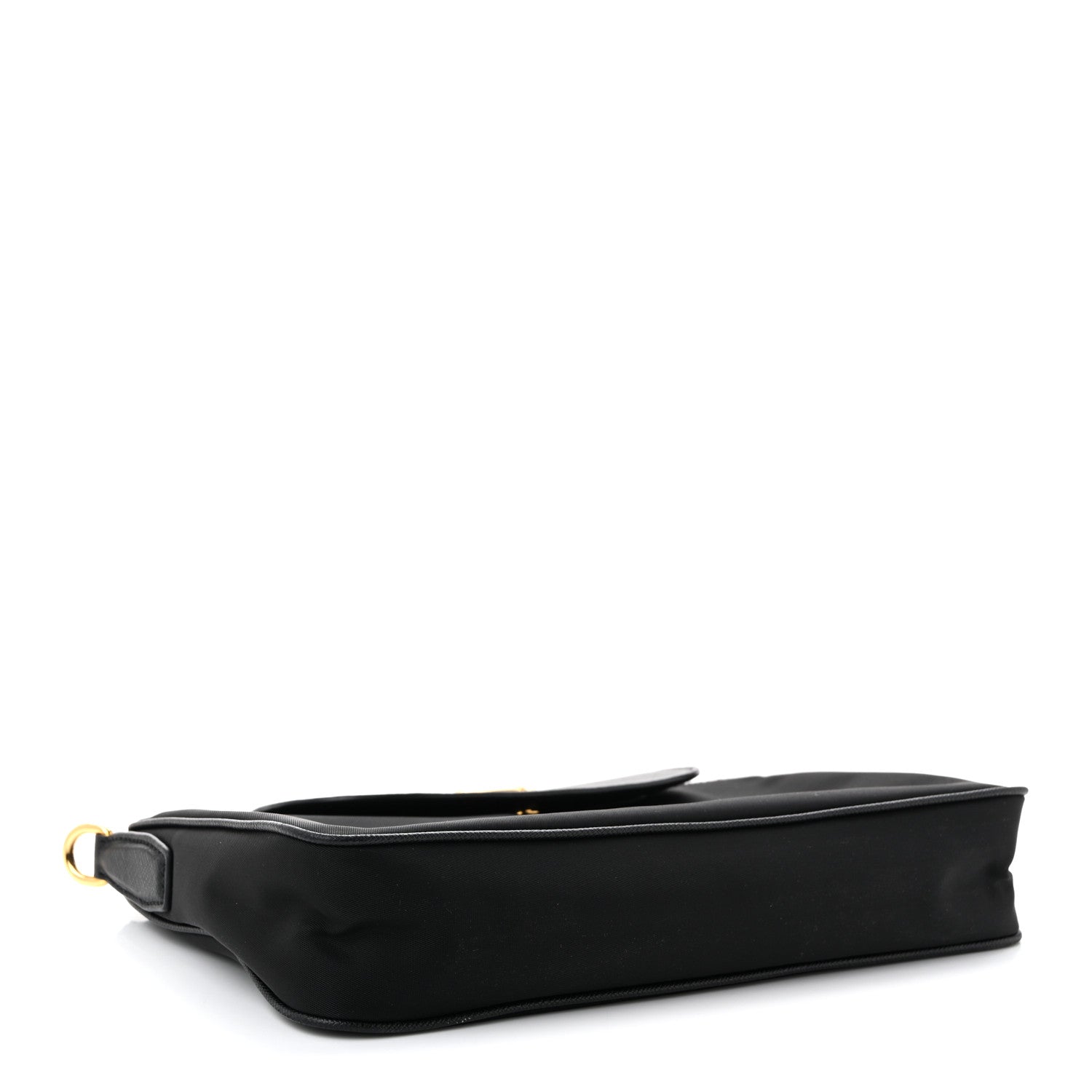 Tessuto Nylon Saffiano Crossbody Bag Black