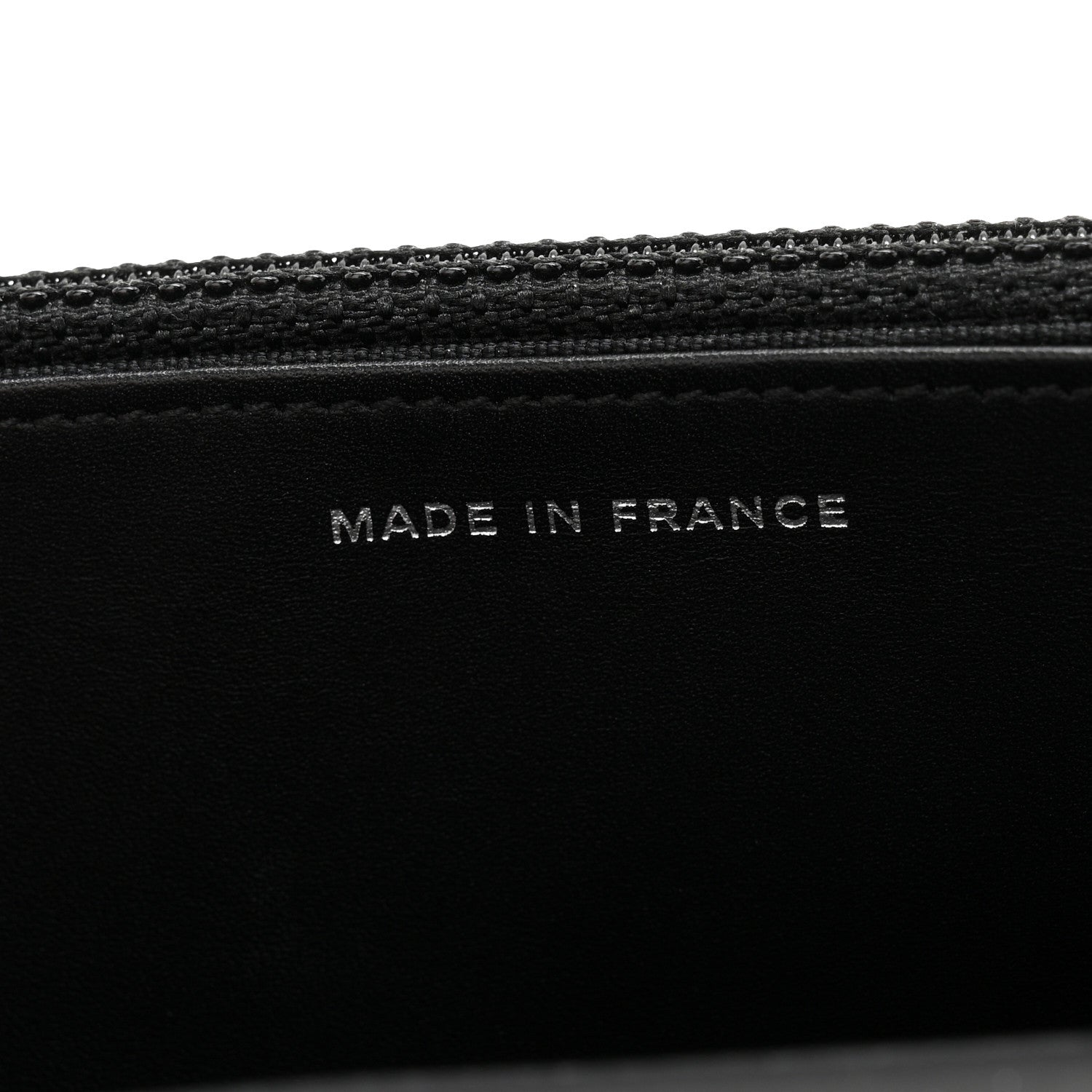 Patent Quilted Wallet On Chain WOC Black