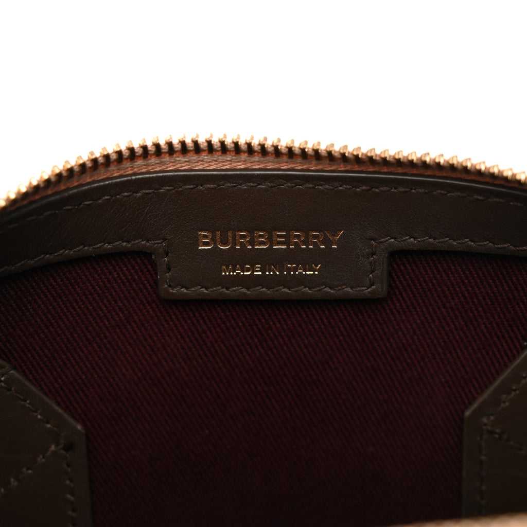 Horseferry Check Medium Bowling Bag Military