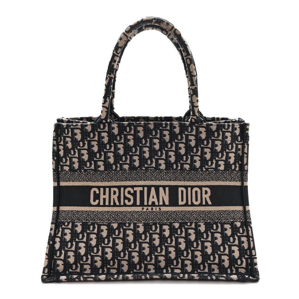 Oblique Medium Book Tote Blue Multicolor
