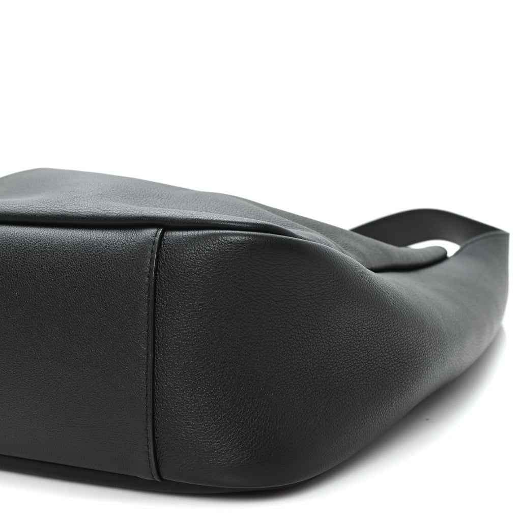 Smooth Calfskin Large Le 5 A 7 Soft Hobo Black