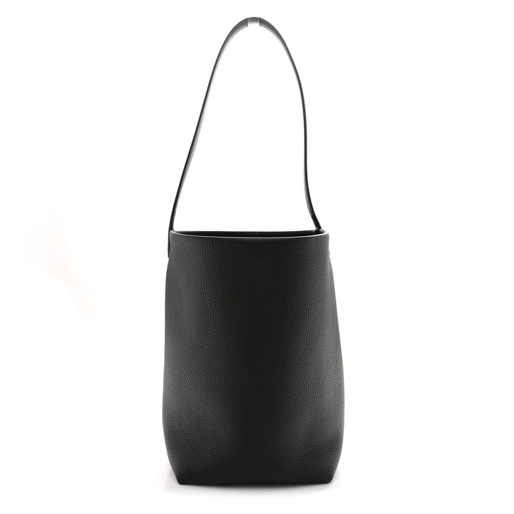 Grained Calfskin Medium N/S Park Black