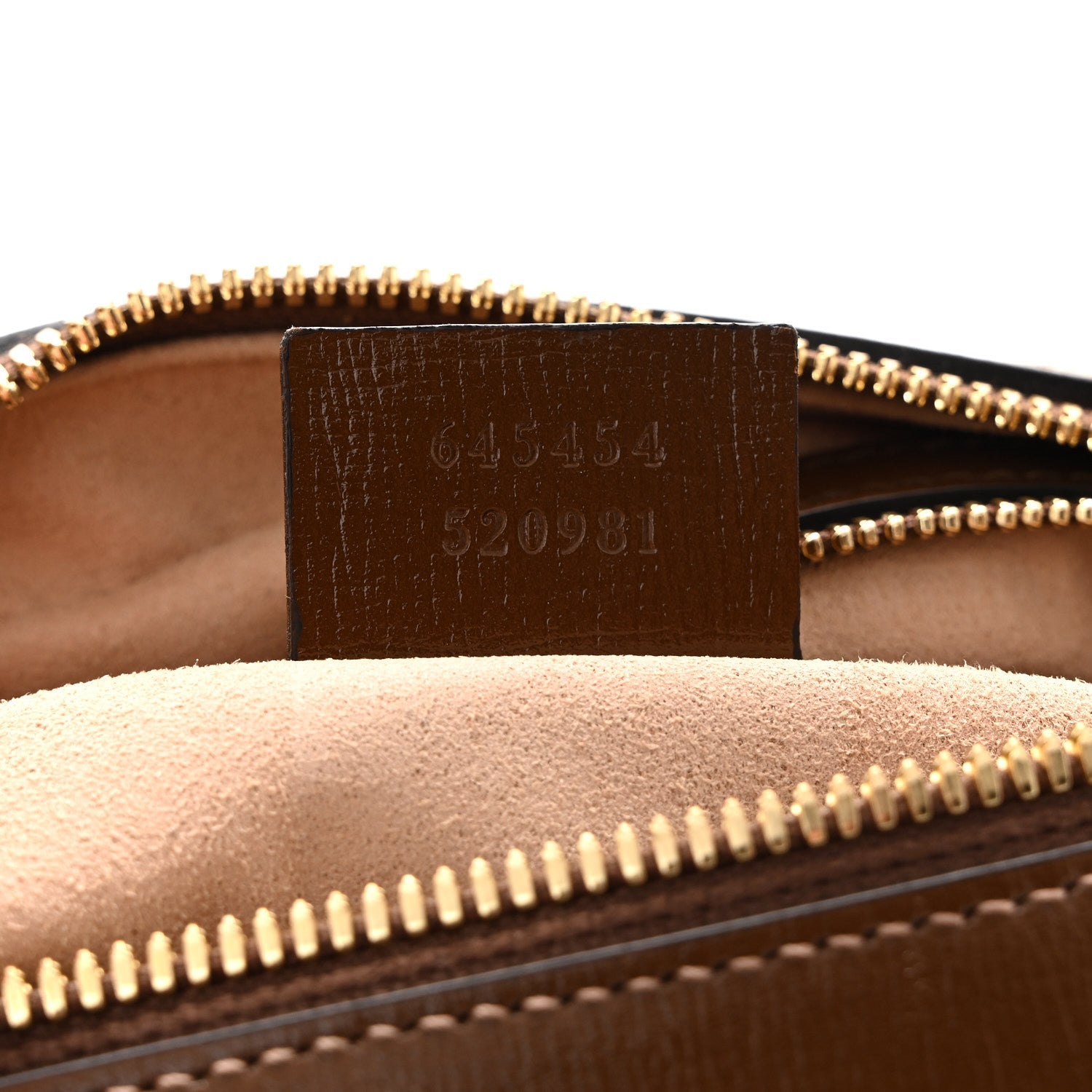 GG Supreme Monogram Small Horsebit 1955 Shoulder Bag Beige Brown Sugar
