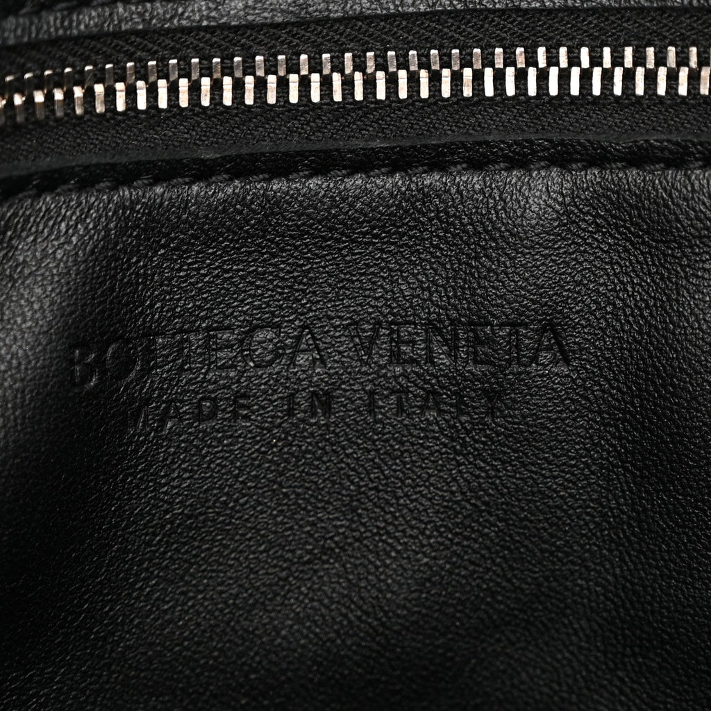 Nappa Maxi Intreccio Cassette Bag Black