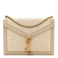 Canvas Calfskin Classic Monogram Cassandra Natural Beige Sea Salt