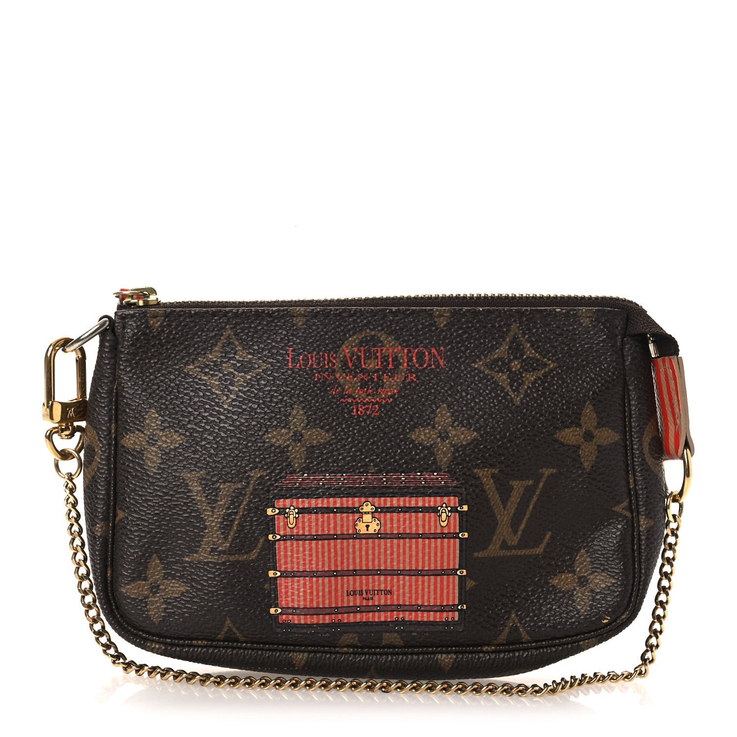 Monogram Trunks and Locks Mini Pochette Accessories