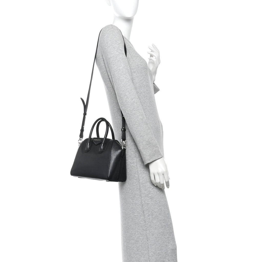 Sugar Goatskin Mini Antigona Black