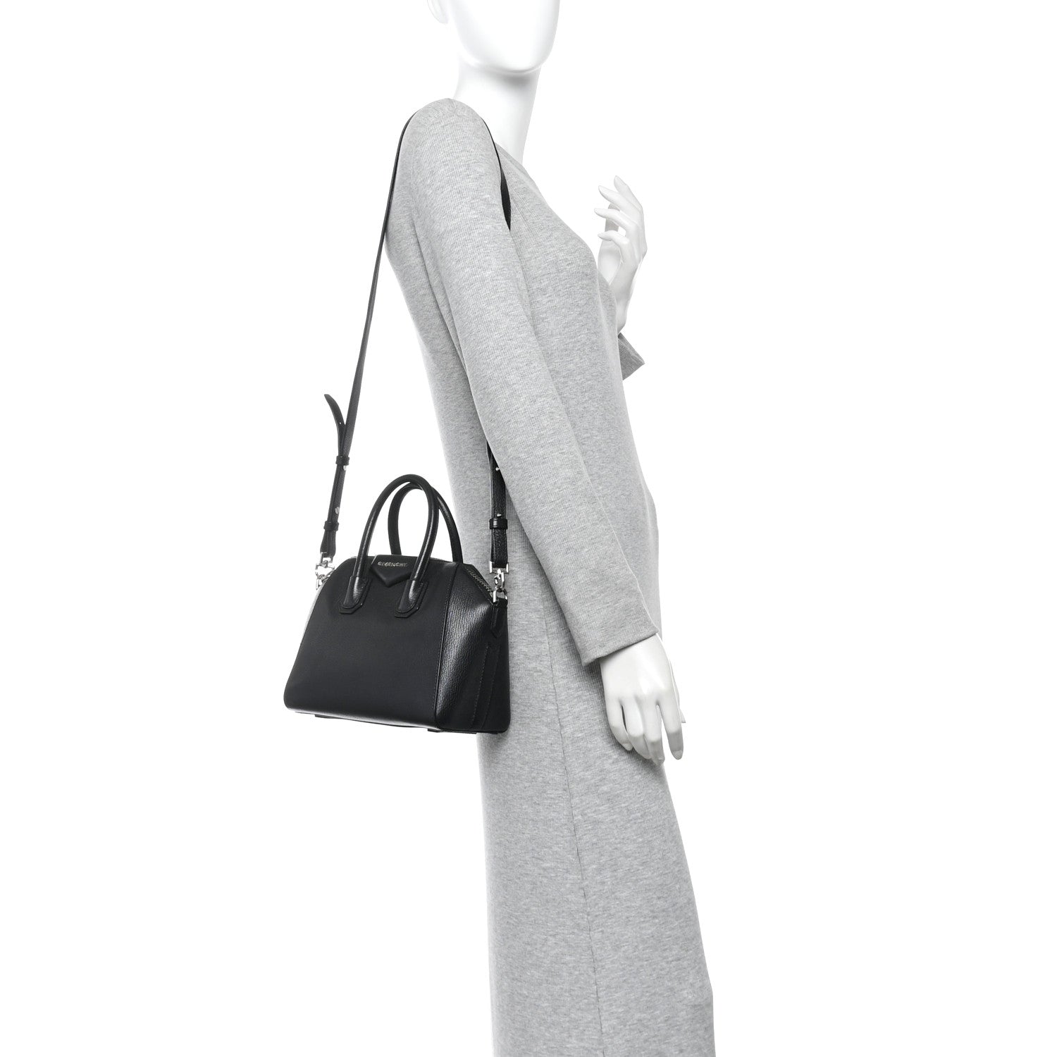 Sugar Goatskin Mini Antigona Black