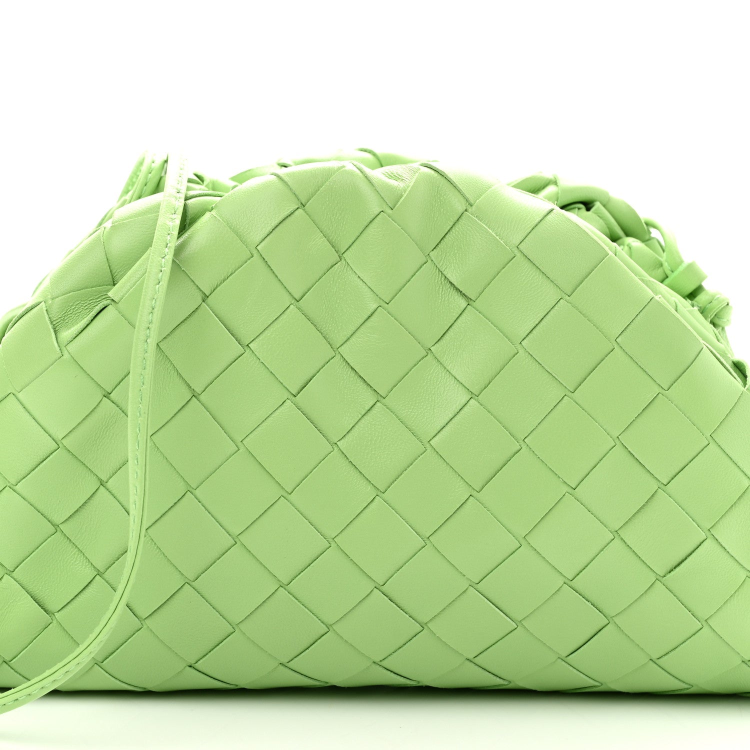 Nappa Intrecciato The Mini Pouch Pistachio