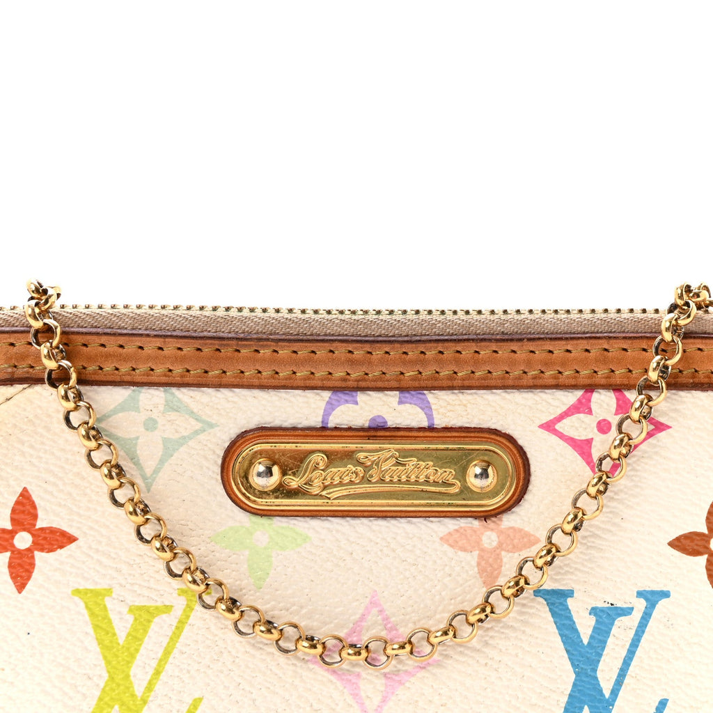 Monogram Multicolor Pochette Milla MM White