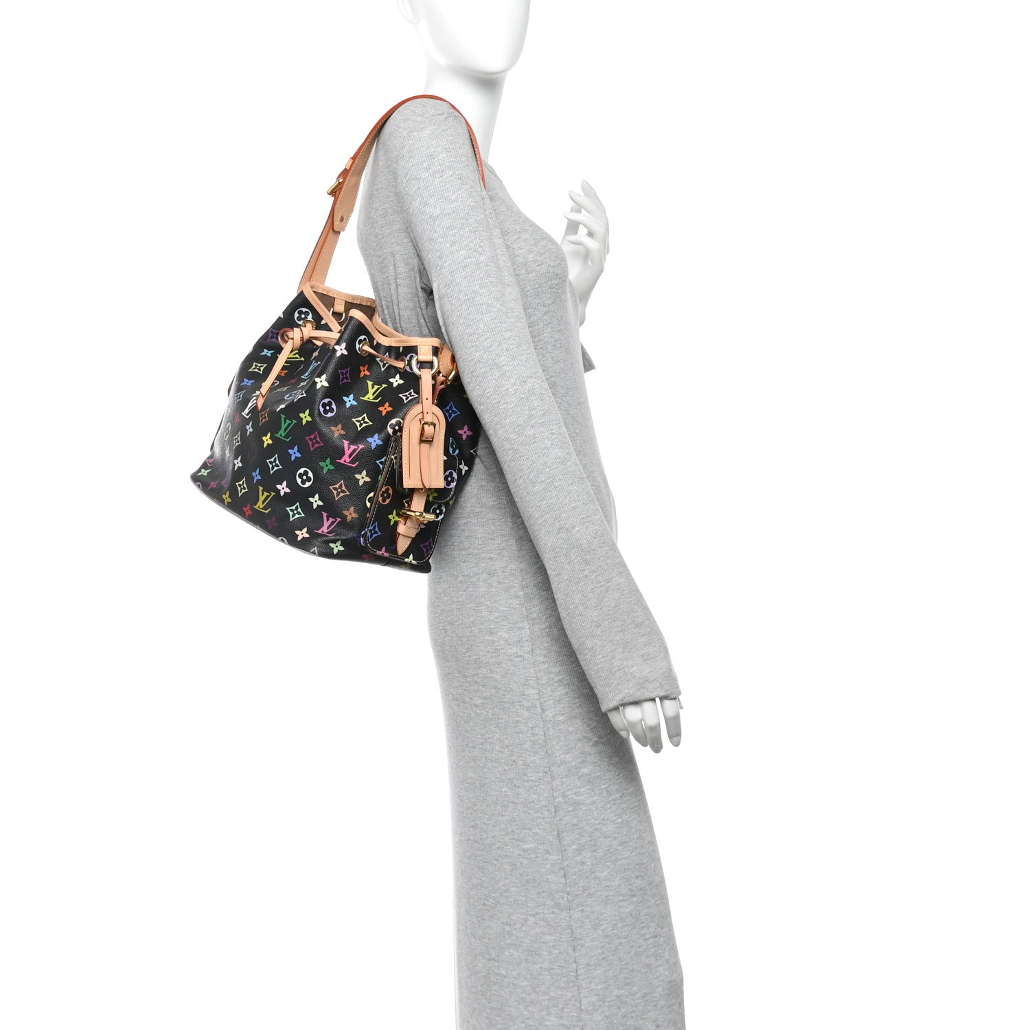 Monogram Multicolor Petit Noe Black