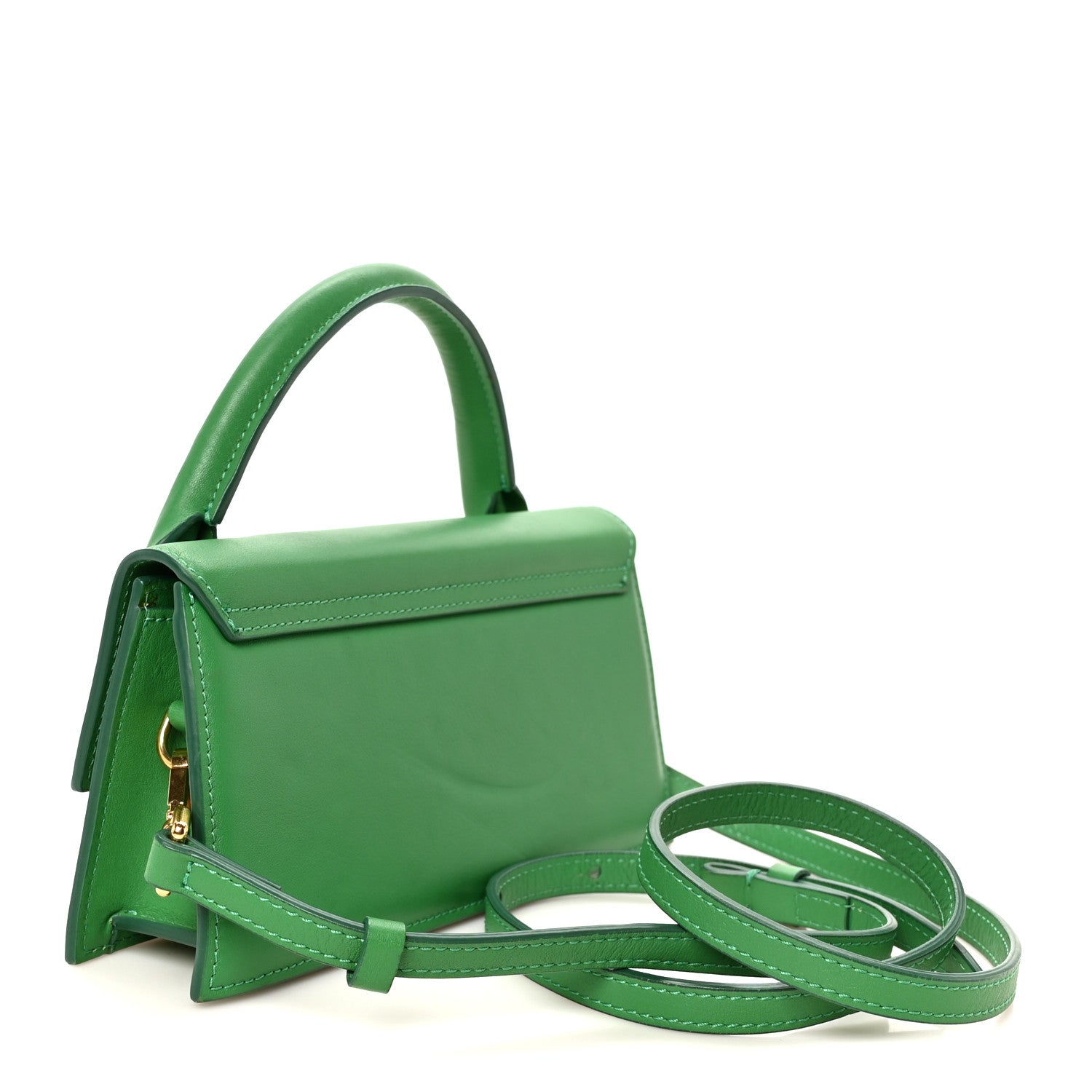 Smooth Calfskin Le Chiquito Long Green