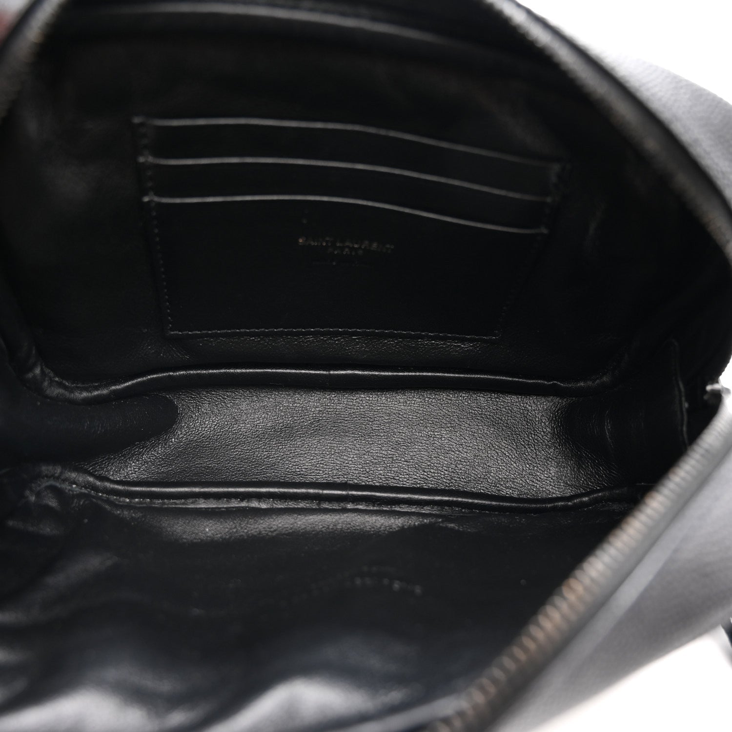 Grain De Poudre Matelasse Monochrome Monogram Mini Lou Camera Bag Black