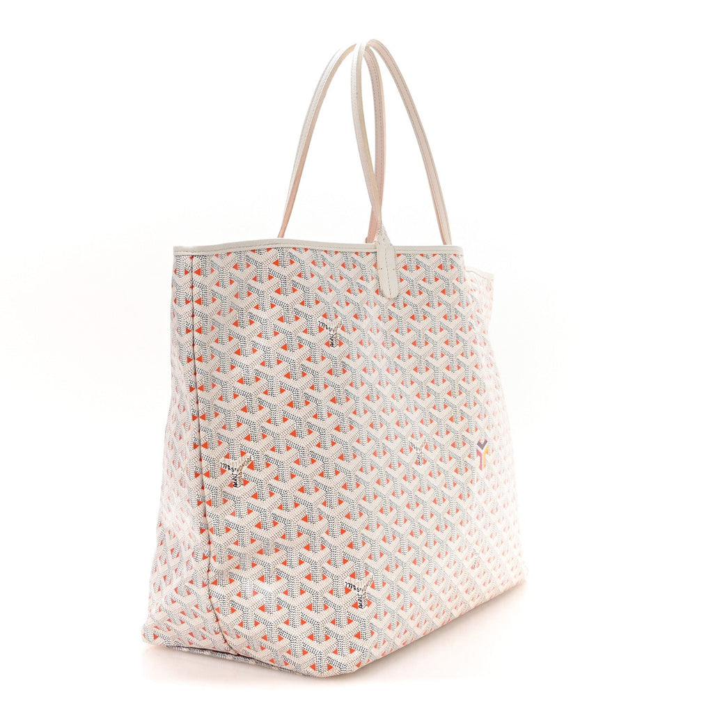 Goyardine Saint Louis Claire Voie GM White Orange