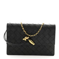 Nappa Intrecciato Andiamo Pouch On Chain Black Black