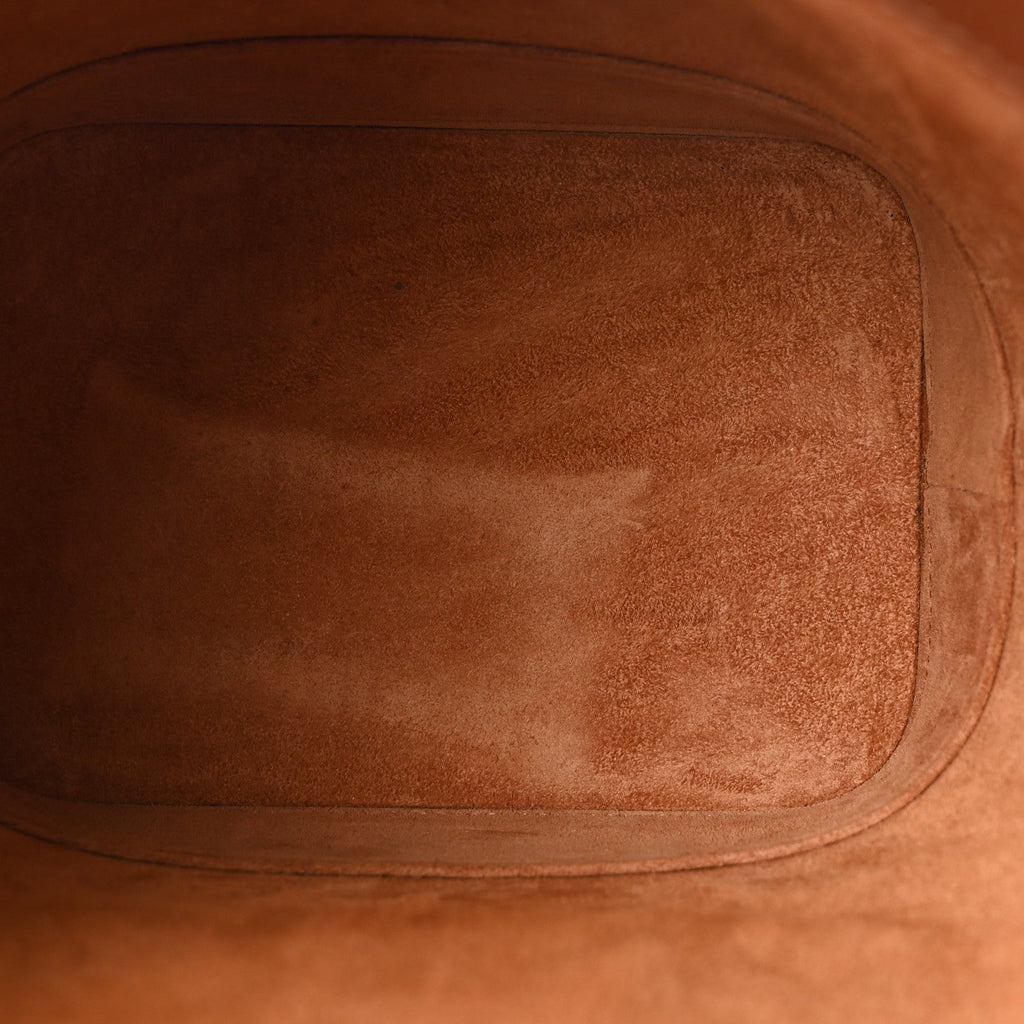 Smooth Calfskin Small Cuir Triomphe Bucket Bag Tan