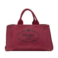 Prada CanapaL Canvas Tote Bag