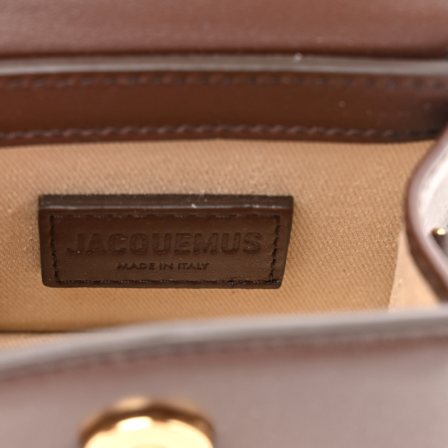Smooth Calfskin Le Chiquito Dark Brown