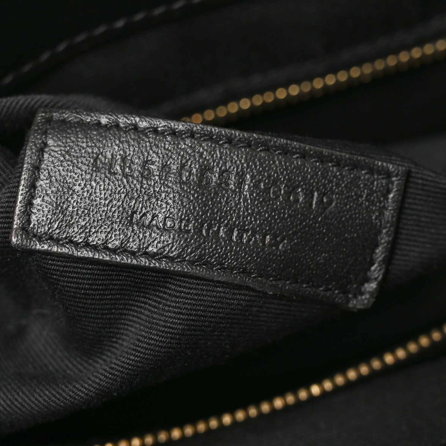 Calfskin Y Quilted Monogram Large Loulou Shopper Black
