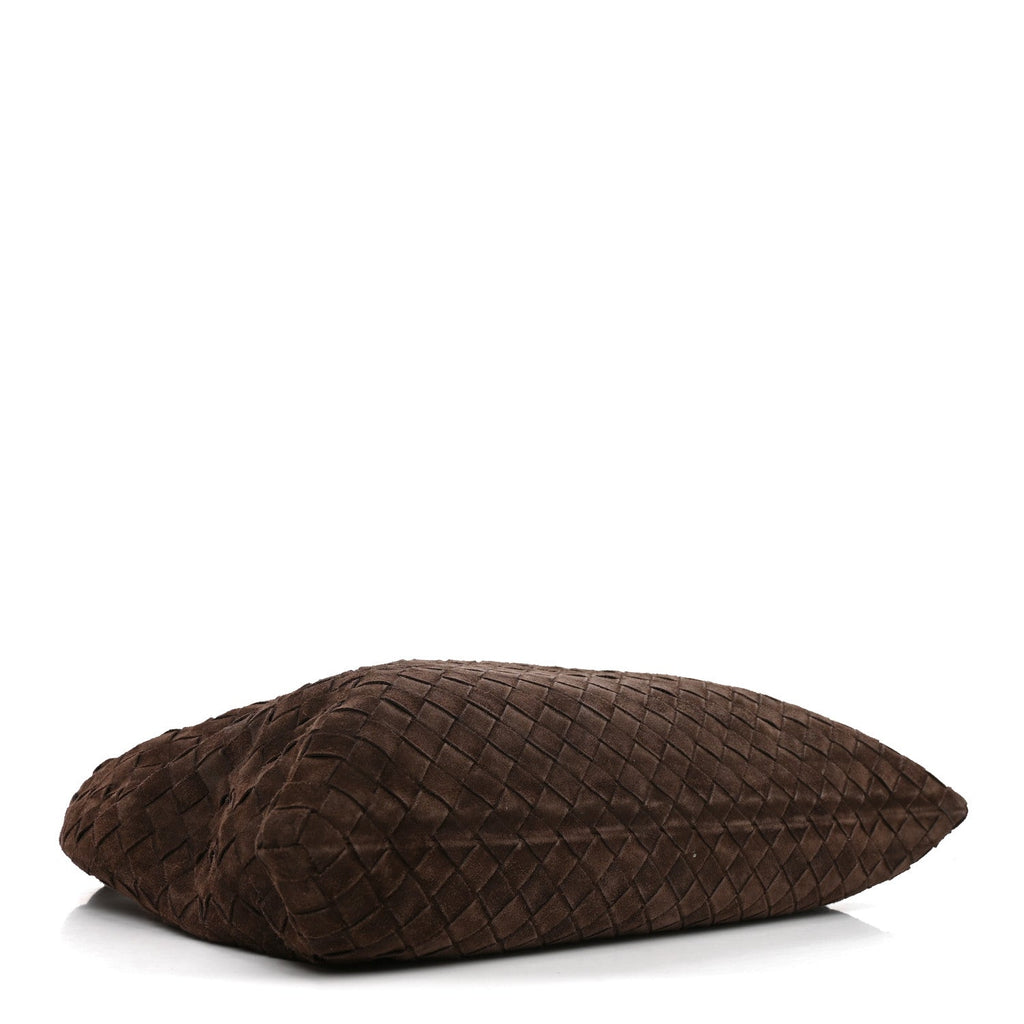 Suede Intrecciato Small Hop Fondant