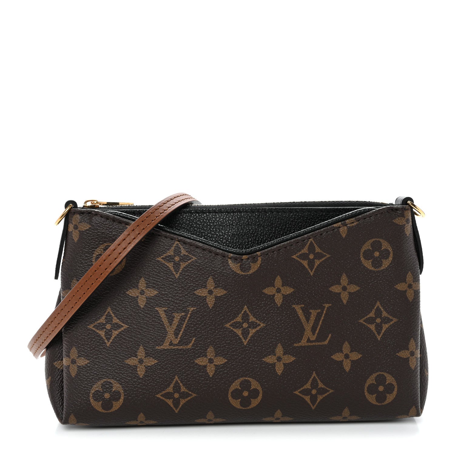 Monogram Pallas Clutch Black