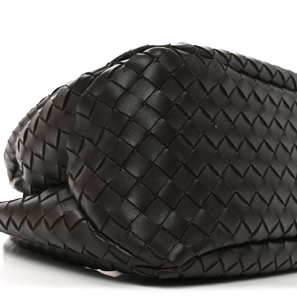 Nappa Intrecciato Medium Campana Shoulder Bag Fondant