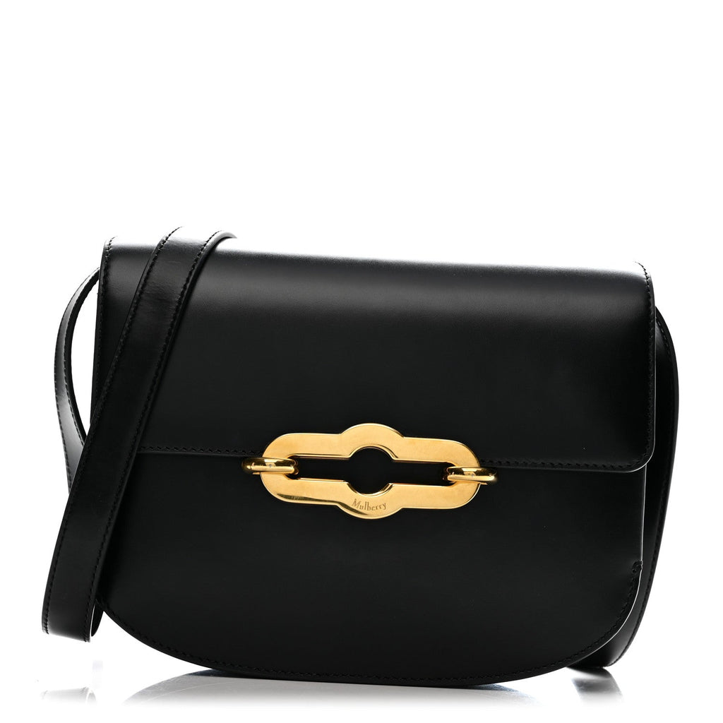 Super Lux Calfskin Small Pimlico Satchel Black