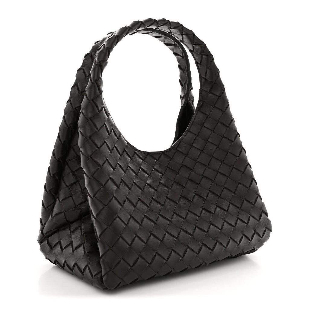 Nappa Intrecciato Small Campana Shoulder Bag Fondant