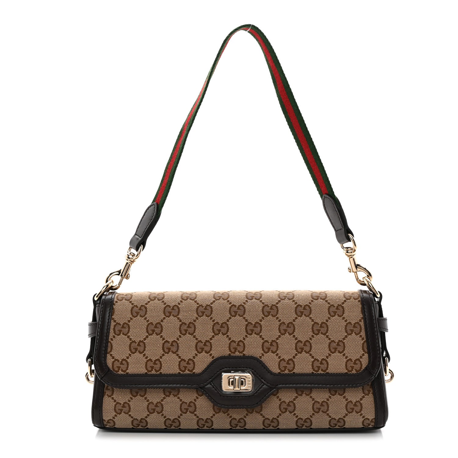 GG Monogram Small Luce Shoulder Bag Beige Ebony