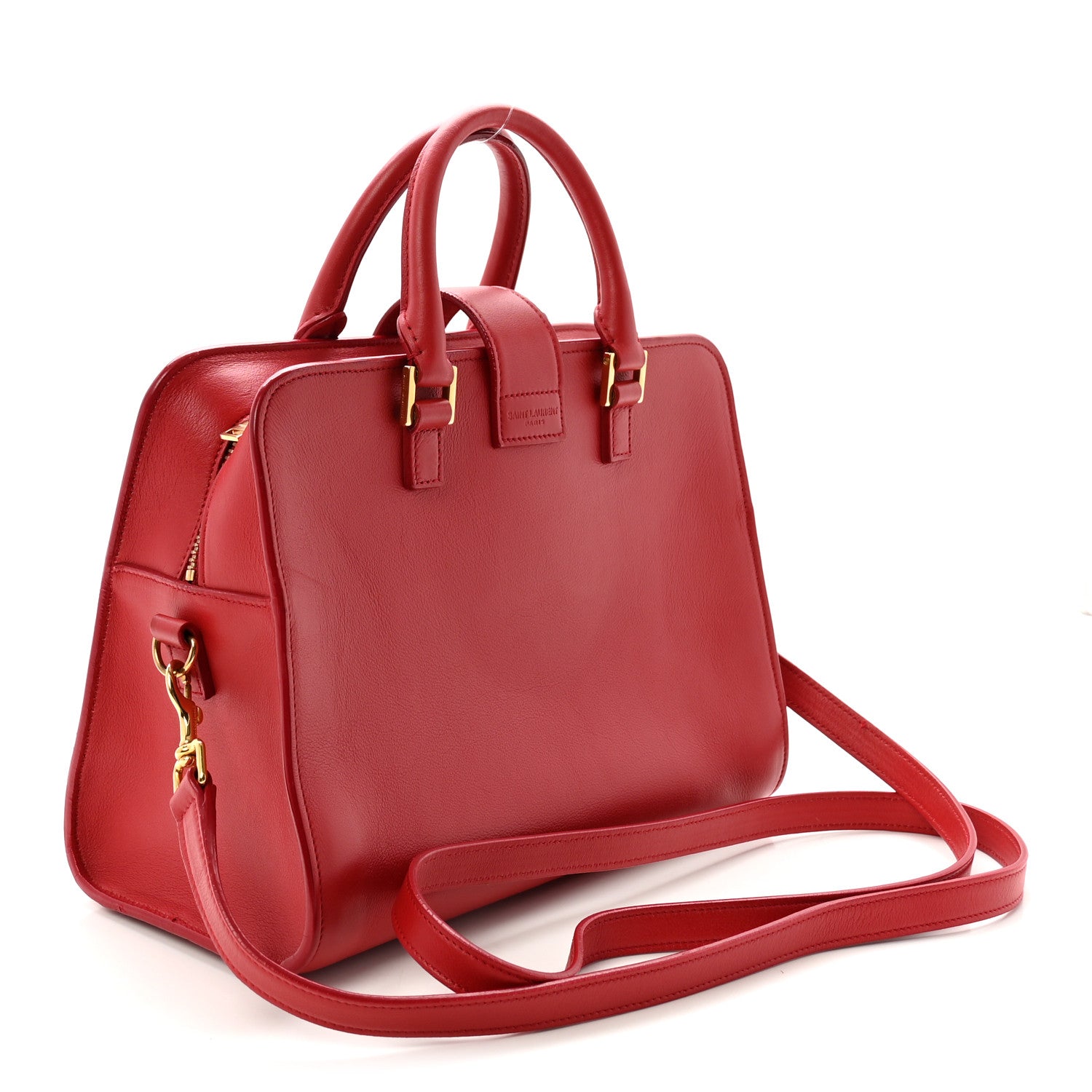 Calfskin Baby Monogram Cabas Red