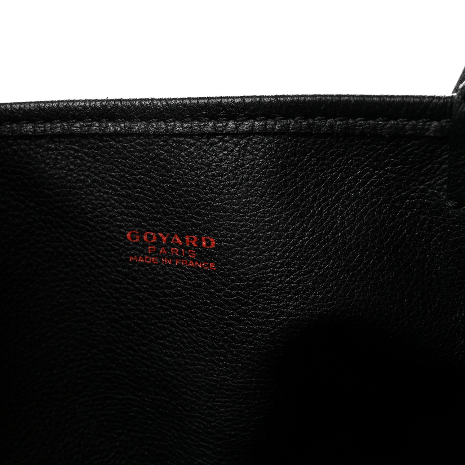 Goyardine Reversible Anjou PM Black Black