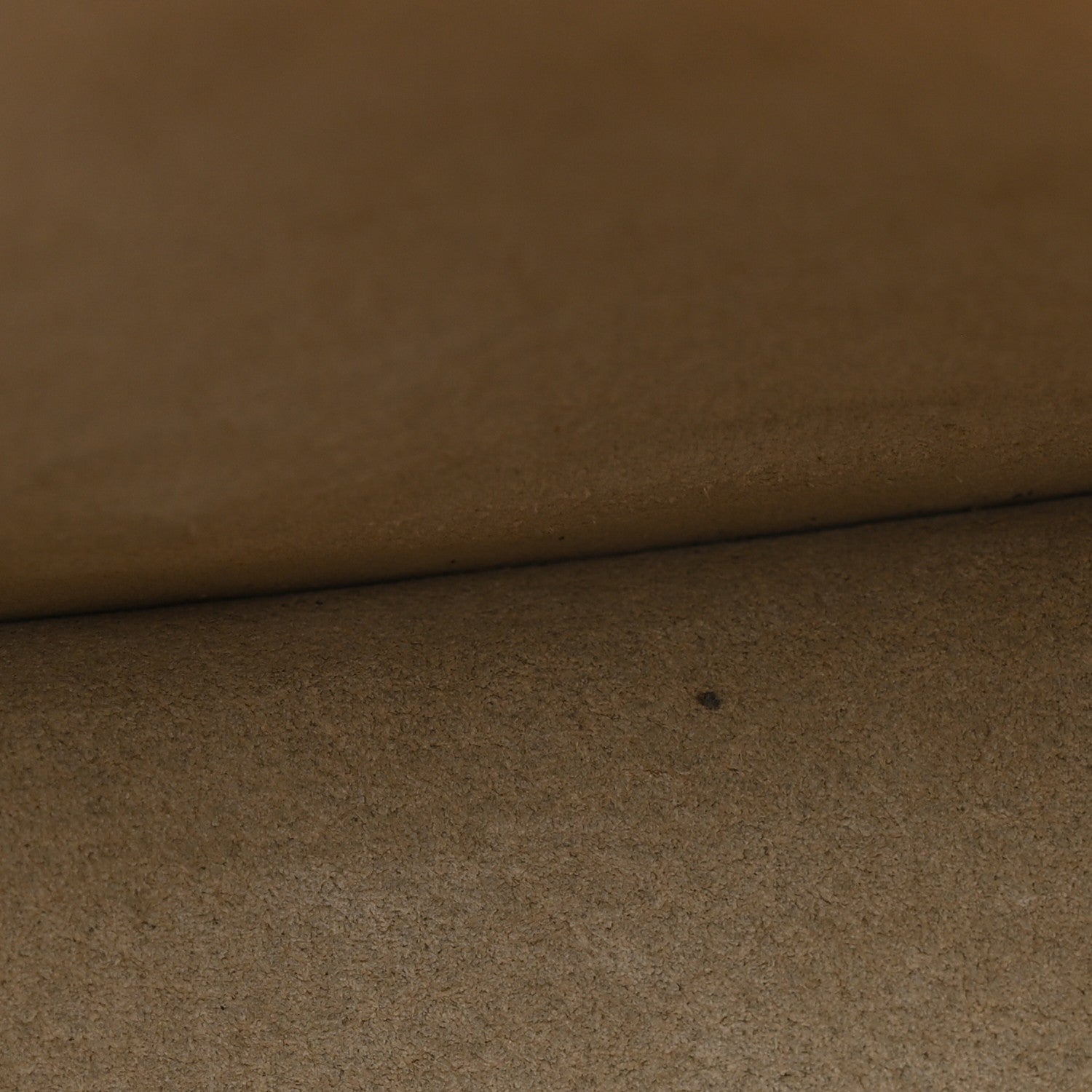 Calfskin Suede Medium Nile Bracelet Bag Caramel