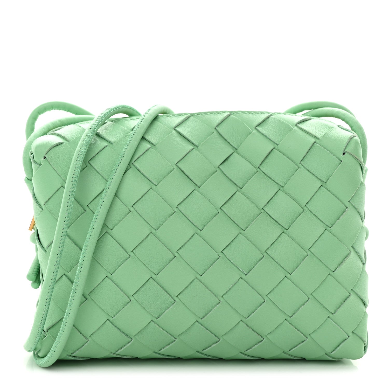 Nappa Intrecciato Mini Loop Camera Bag Siren