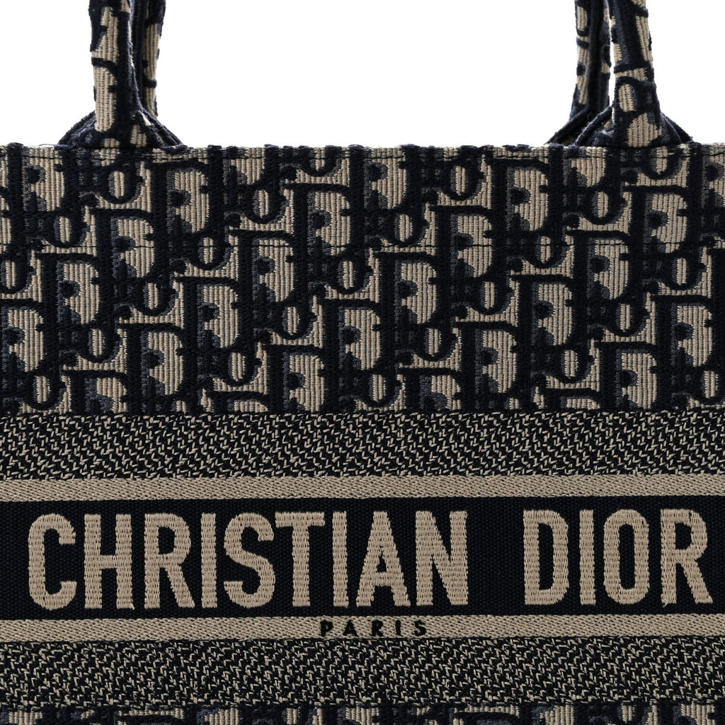 Oblique Medium Book Tote Blue Multicolor
