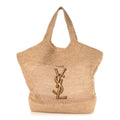 Raffia Icare Shopping Tote Natural