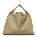 Calfskin Intrecciato Large Hop Travertine