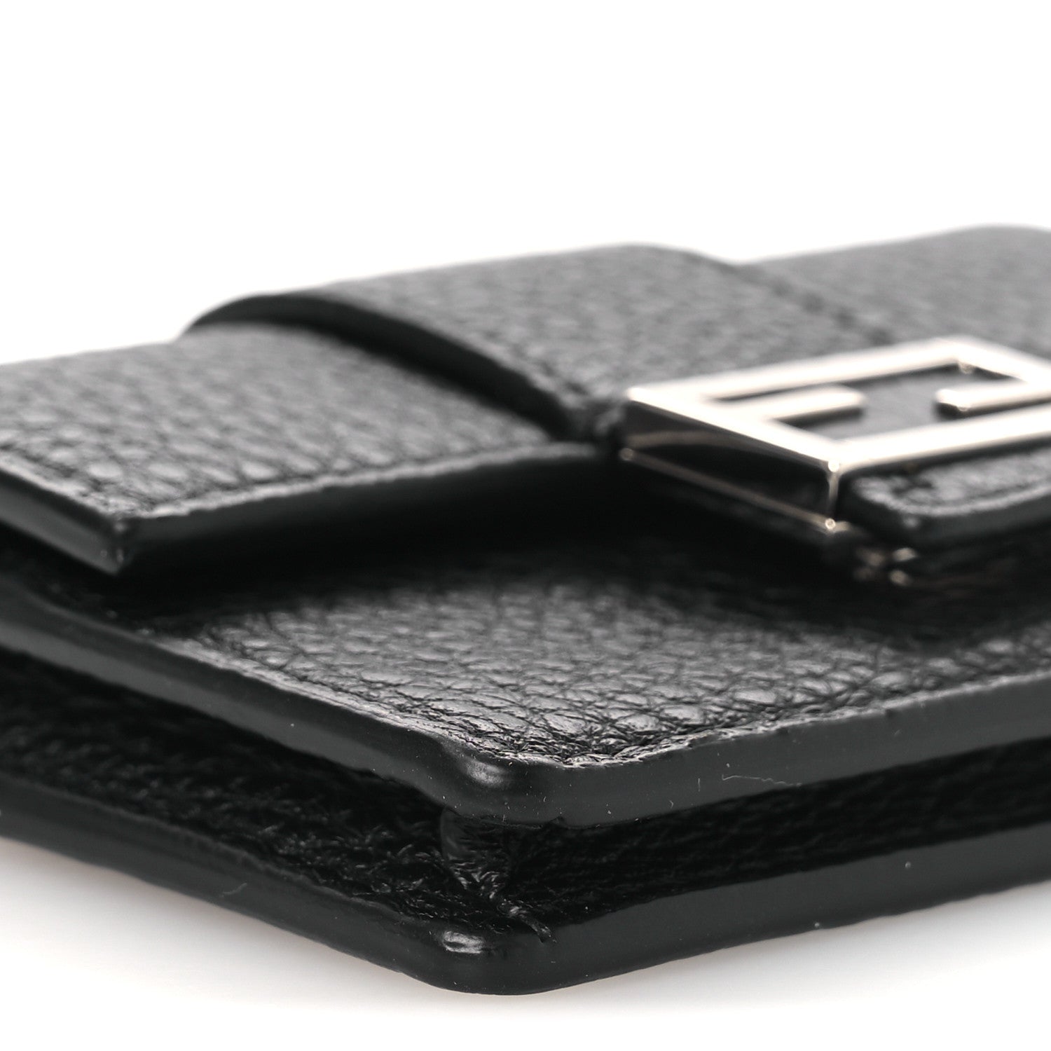 Cuoio Romano Micro Flat Baguette Black