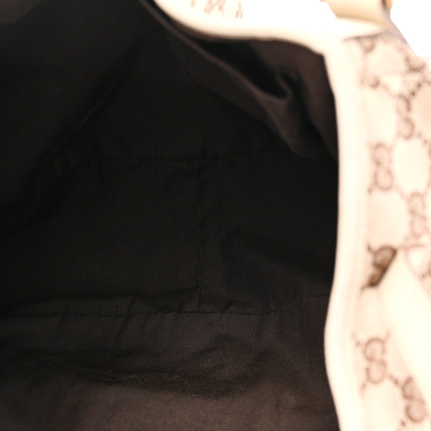 Monogram Medium Abbey Shoulder Bag Off White